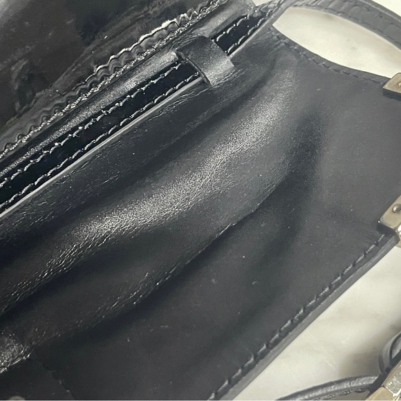 PRICE DROP! Vintage Stuart Weitzman Black Patent leather clutch NWT - Picture 16 of 16